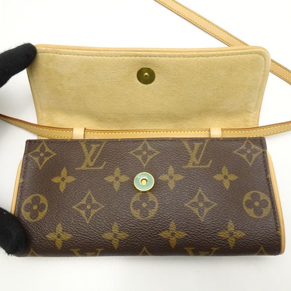 Louis Vuitton Monogram Pochette Twin PM Brown 2WAY - Picture 6 of 7
